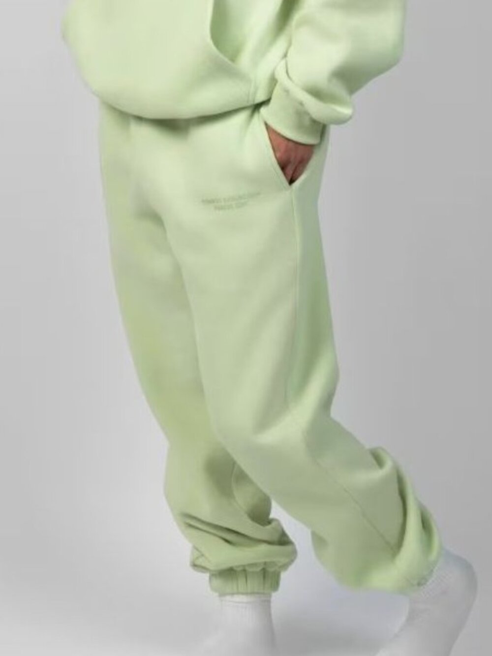 Comfrt Pastel Sweatpants Honeydew Medium Buttery Soft Oversized Joggers